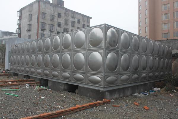 40噸不銹鋼水箱,增城工地完工|宏量水箱